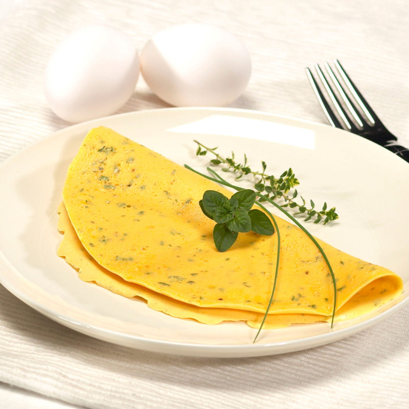 Omelette protéinée aux herbes de provence 