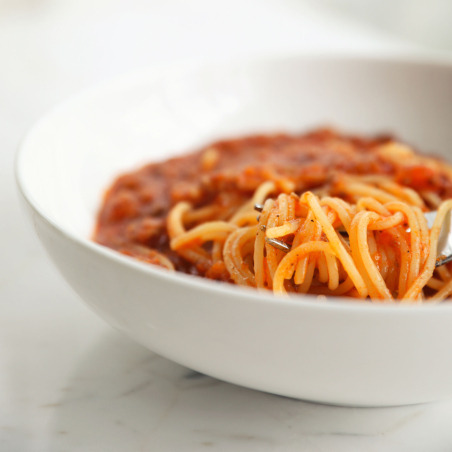 Spaghettis bolognaise protéinés 